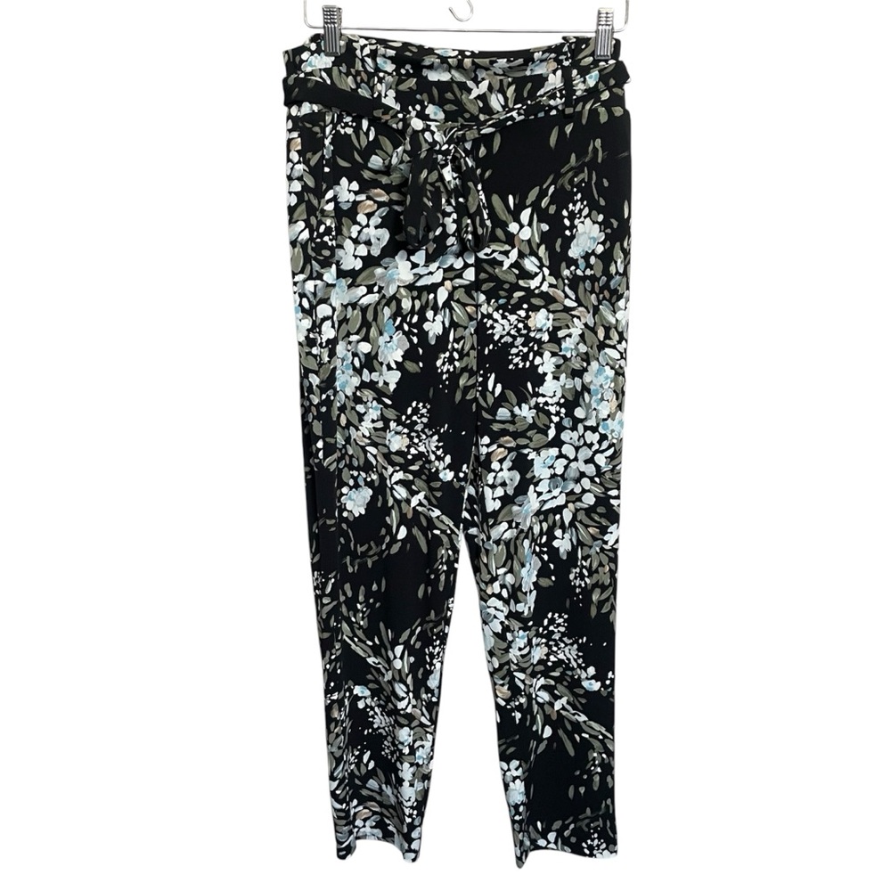 White House Black Market The Tapered Ankle Floral Dress Pants